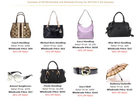 wholesale fashion handbags directory